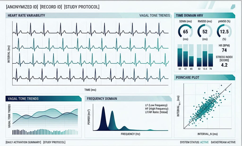 HRV waveform visualization